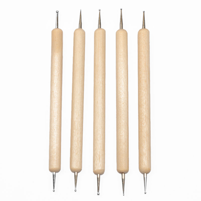 Prägestift/ Reliefstift Kugelförmig - Set 5 teilig Prägestift/ Reliefstift Kugelförmig - Set 5 teilig