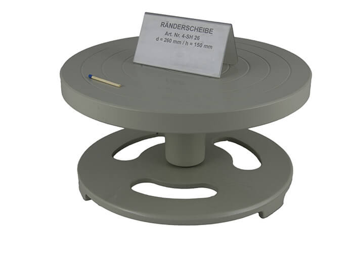 Ränderscheibe Ø 260mm, Höhe 150mm, Stahlguss Ränderscheibe Ø 260mm, Höhe 150mm, Stahlguss