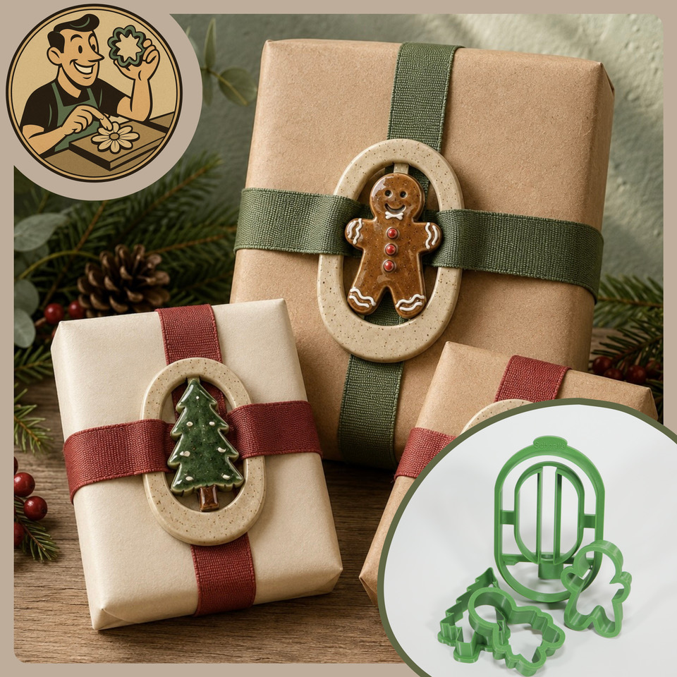 Töpferhelfer Geschenkschnalle - 3 Motive
