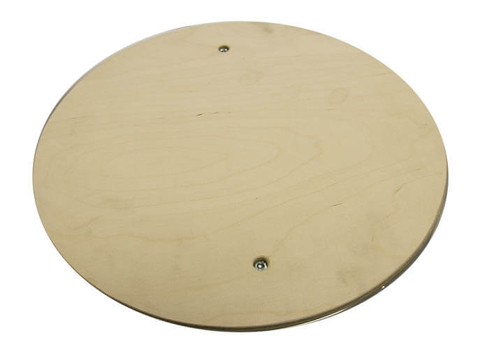 Holzplatte 300mm Durchmesser m. Löchern