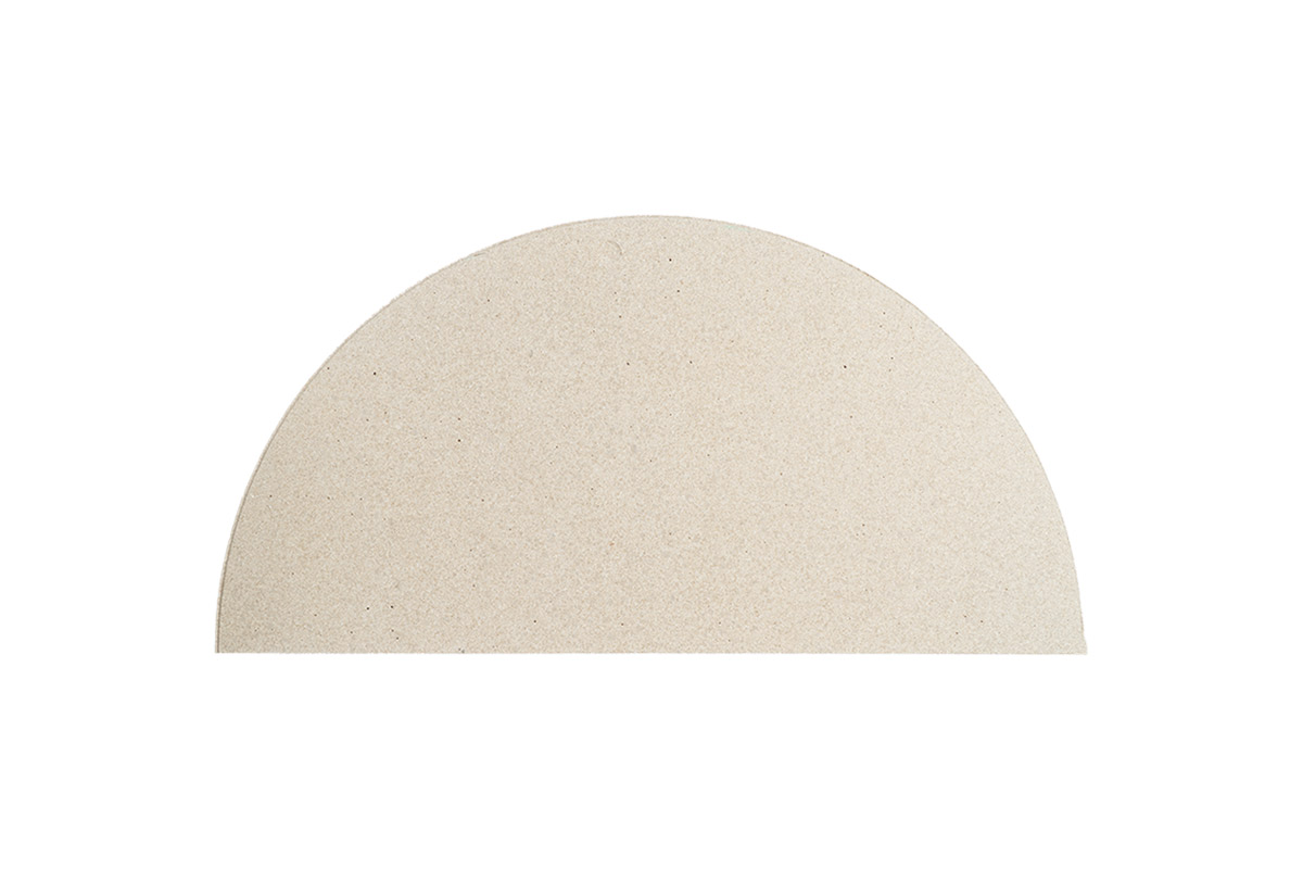 Brennofen Einbauplatte, Cordierit, halbrund 350 mm