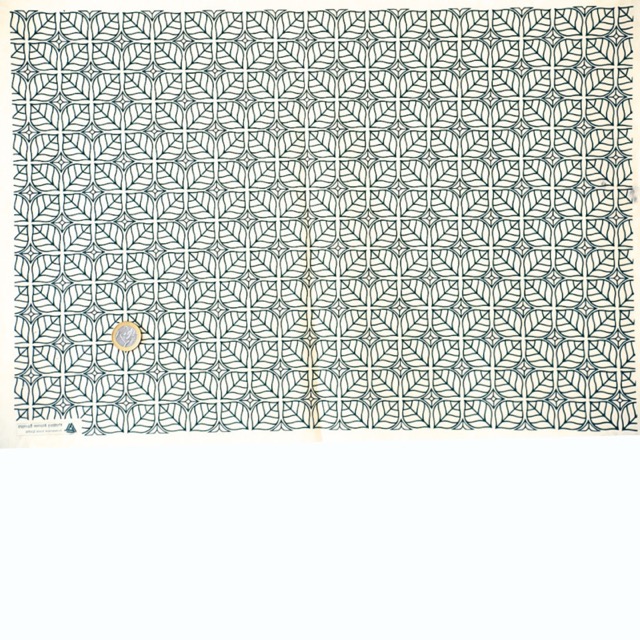 Transferfolie - Blüten Gitter grün - Blatt 48x33cm