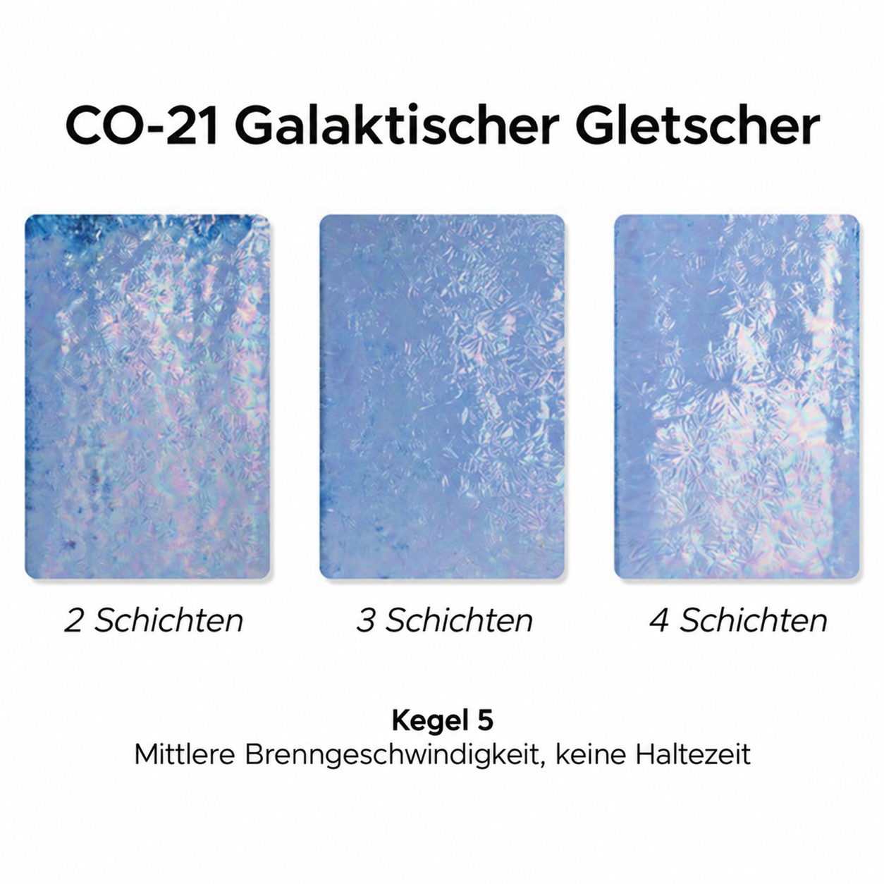 Amaco Steinzeugglasur Effekt Galactic Glacier