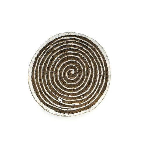 Indischer Holzstempel Spirale - 5cm