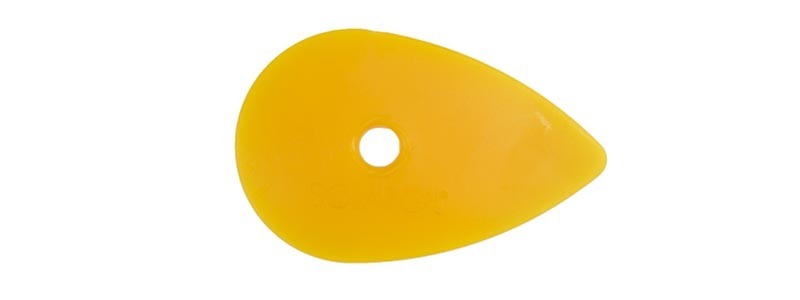 Drehschiene weich gelb tropfenform Drehschiene weich gelb tropfenform