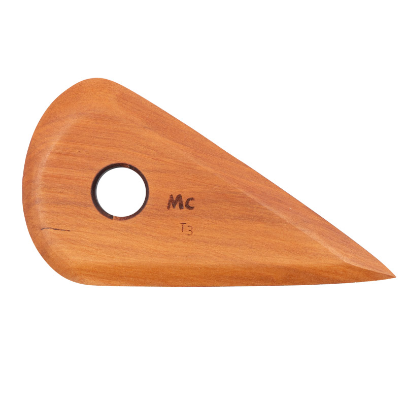 Drehschiene Holz Rundung tropfenform