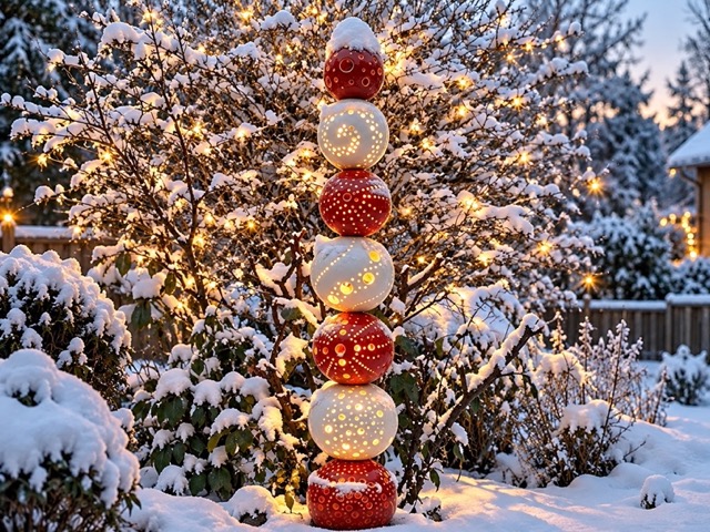 Kurs Weihnachtliche-Gartenstehle aufbauen