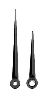 Zeigerpaar Schwarz 64/46mm lang